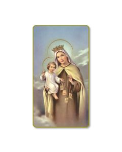 Our Lady of Mt. Carmel Holy Card