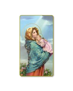 Madonna of the Street Holy Card