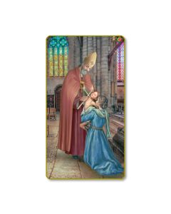 Saint Blaise Holy Card