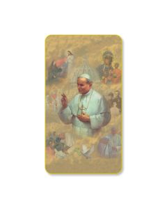 Saint John Paul II Holy Card