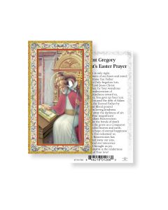 Saint Gregory Holy Card