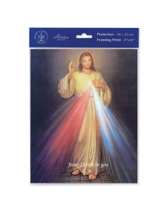 8" x 10" Divine Mercy Print  (sold in inc. of 3)