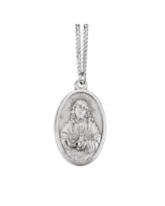 Scapular Medal on a 24" Chain, Boxed