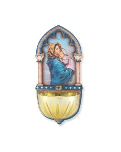 5" Madonna of the Street Holy Water Font