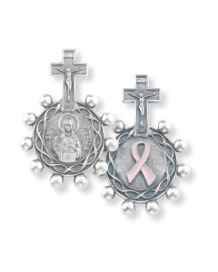Saint Agatha for Breast Cancer Rosary Ring