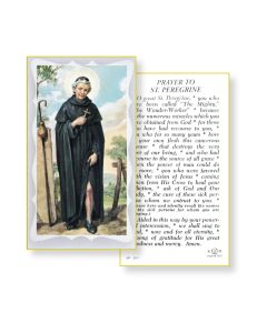 Saint Peregrine Holy Card 