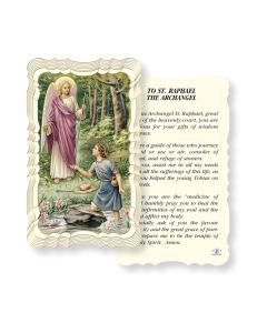 St. Raphael The Archangel Holy Card