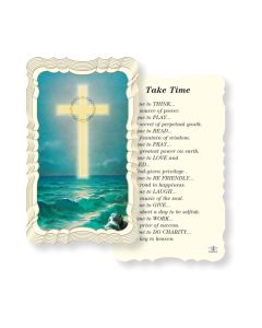 Take Time Holy Card
