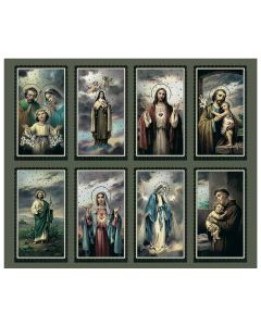 500 Series Assorted Eight-Up Micro Perforated Holy Cards