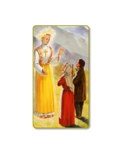 Our Lady of La Salette Holy Card