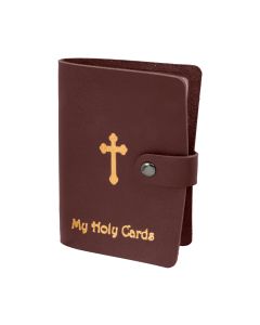 Maroon Leatherette Card Holder Album for 40 Cards-P65