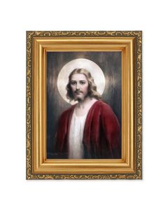 4 1/2" x 5 1/2" Chambers: Confide in Me Print  in a 5 1/2" x 7" Antique Gold Frame 