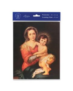 8" x 10" Murillo: Madonna and Child Print (sold in inc. of 3)
