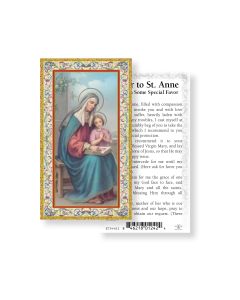 Saint Anne Holy Card