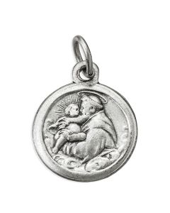 15mm Round Saint Anthony Medal