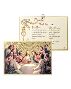 4" x 6" Gold Foil Last Supper Mosaic Plaque