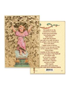 4" x 6" Divino Nino Gold Foil Mosaic Plaque in Spanish