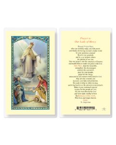 Our Lady of Mercy Holy Card