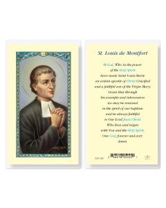 Saint Louis De Montfort Holy Card
