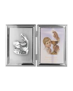 5" x 7" Standing Communion Boy with Chalice Photo Frame-P65