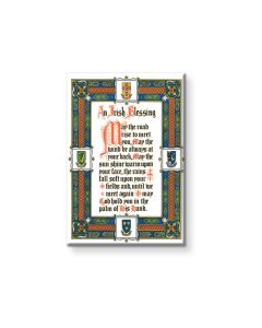 2" x 3" Irish Blessing Magnetic Laminated Plaque