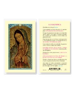 La Magnifica Virgen Guadalupe Holy Card