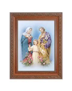 8.25" x 10.25" Ornate Wood Frame with a 6" x 8" The Holy Family Print