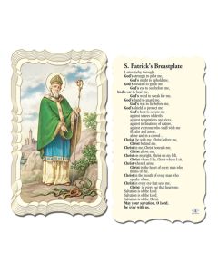 St. Patrick Breastplate Holy Card