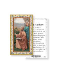 Saint Matthew Holy Card