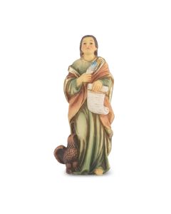 4" Cold Cast Resin Hand Painted Statue of Saint John the Evangelist in a Deluxe Window Box-P65