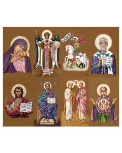 Eastern Rite Eight-Up Micro Perforated Holy Cards