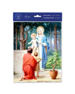 8" x 10" Chambers: Holy Family with St. John the Baptist Print  (sold in inc. of 3)