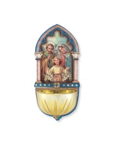 5" Holy Family Holy Water Font
