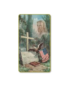 Weeping Willow Holy Card
