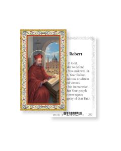 Saint Robert Holy Card
