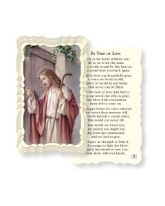 In Time Of Loss Holy Card