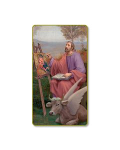 Saint Luke Holy Card