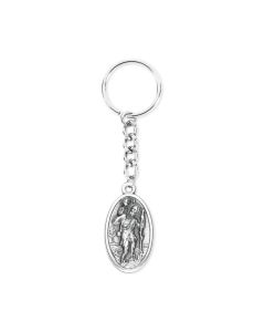 Saint Christopher Medal Keychain
