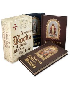 Set Consist of Illustrated Books of Jesus, Mary and the Saints