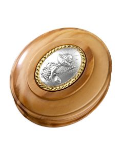 Communion Olive Wood Keepsake Box
