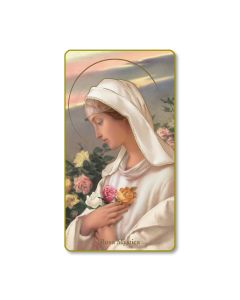 Rosa Mystica Holy Card