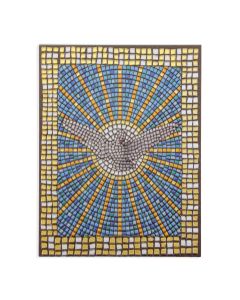 3" x 4" Holy Spirit Acrylic and Gold Foil Mosaic Tile Plaque