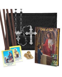 6pc Boys Deluxe Child of God Communion Set