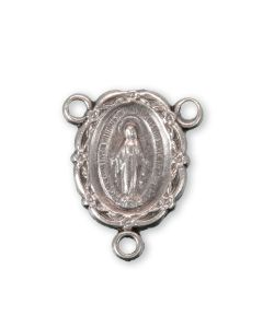 Scalloped Edge Miraculous Medal Centerpiece