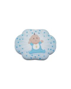 Magnetic Resin Statuette of Baptism with Baby Boy 