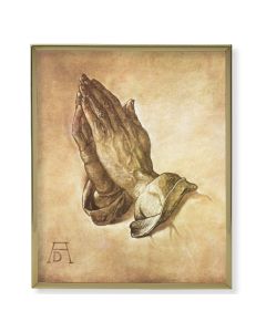 11" x 14" Gold Plaque Frame with a Albrecht Durrer: Praying Hands Print