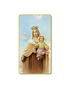 Our Lady of Mt. Carmel Holy Card