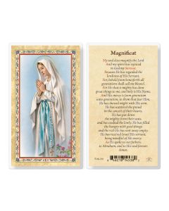 Magnificat  Our Lady Of Lourdes Hot Gold Stamped Lam Inc Of