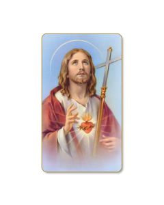 Sacred Heart of Jesus Holy Card