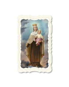 Our Lady Of Mount Carmel Holy Card